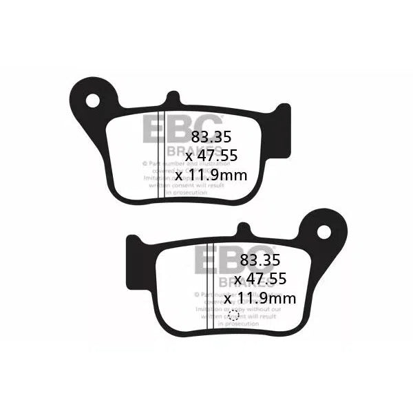 Brake Pad Sfa-Hh Series Sintered Metal Scooter SFA627HH