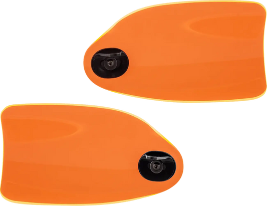FLARE HAND GUARDS - HD - CABLE CLUTCH - ORANGE ICE
