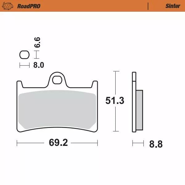Brake Pad Scooter 401403