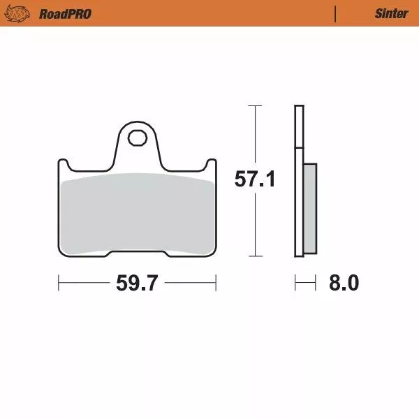 Brake Pad Sinter Rear 404402