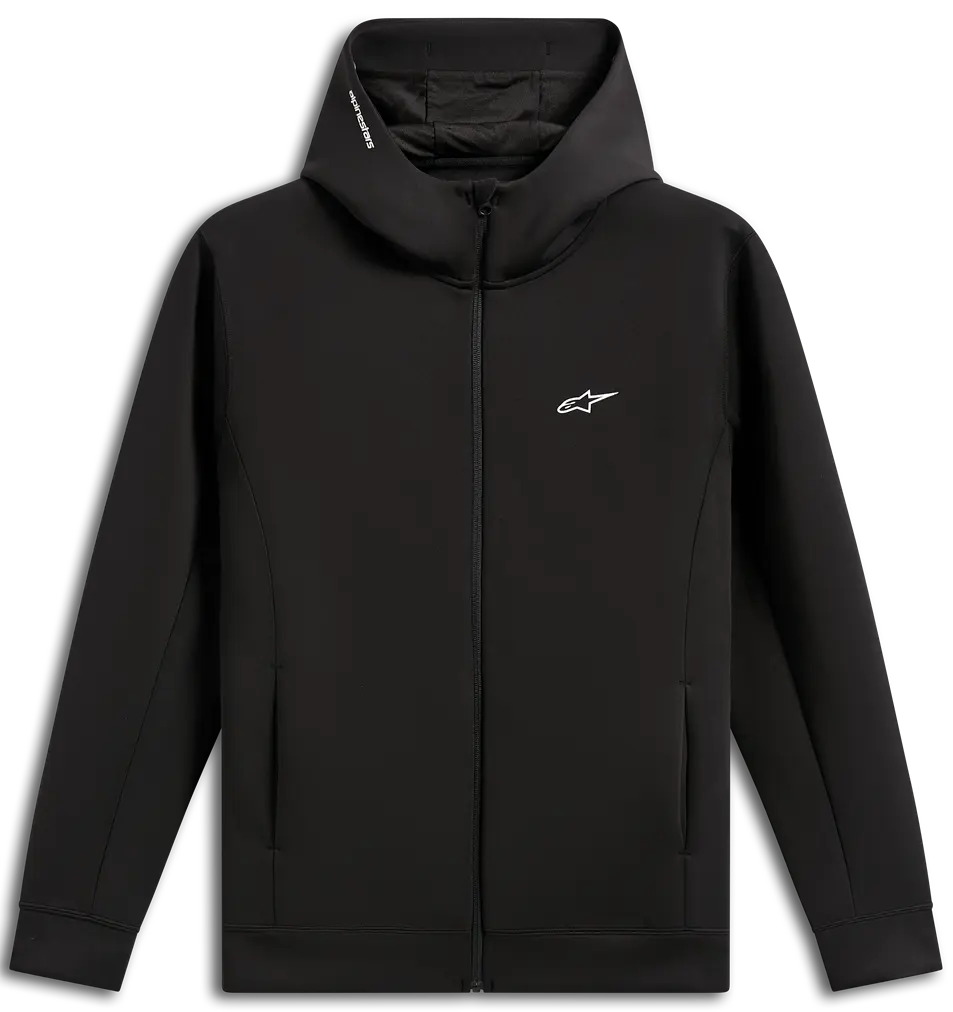 HOODIE ZIP DOUBLE FACE CYPHER BLACK M