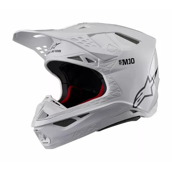 Supertech M10 Solid Helmet White
