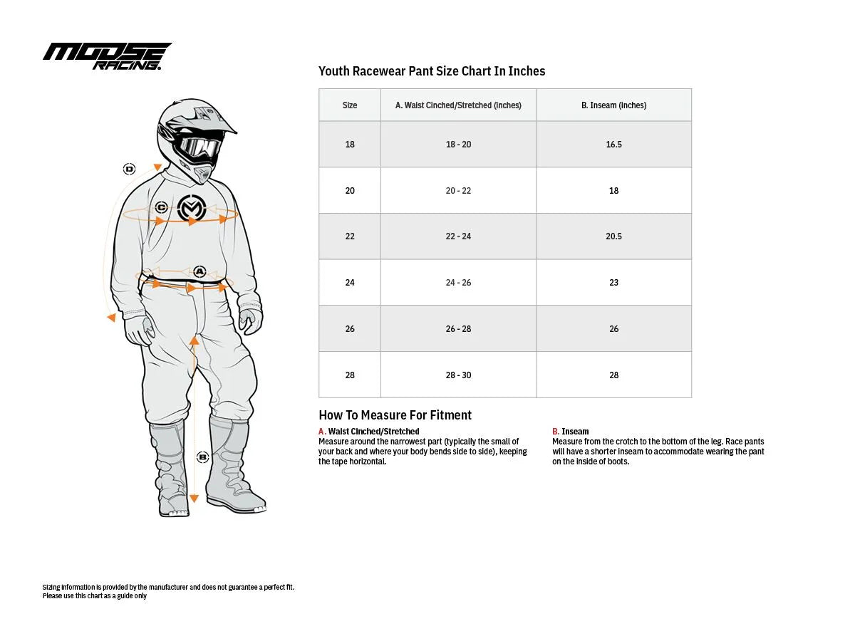 PANT AGROID YTH MESH RD/WH/BL 18