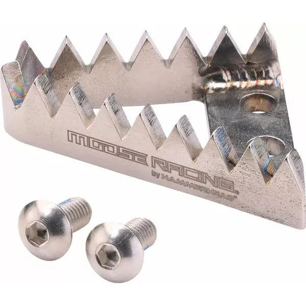 Titanium Rear Brake Pedal Tip Silver 82-0000-22-80