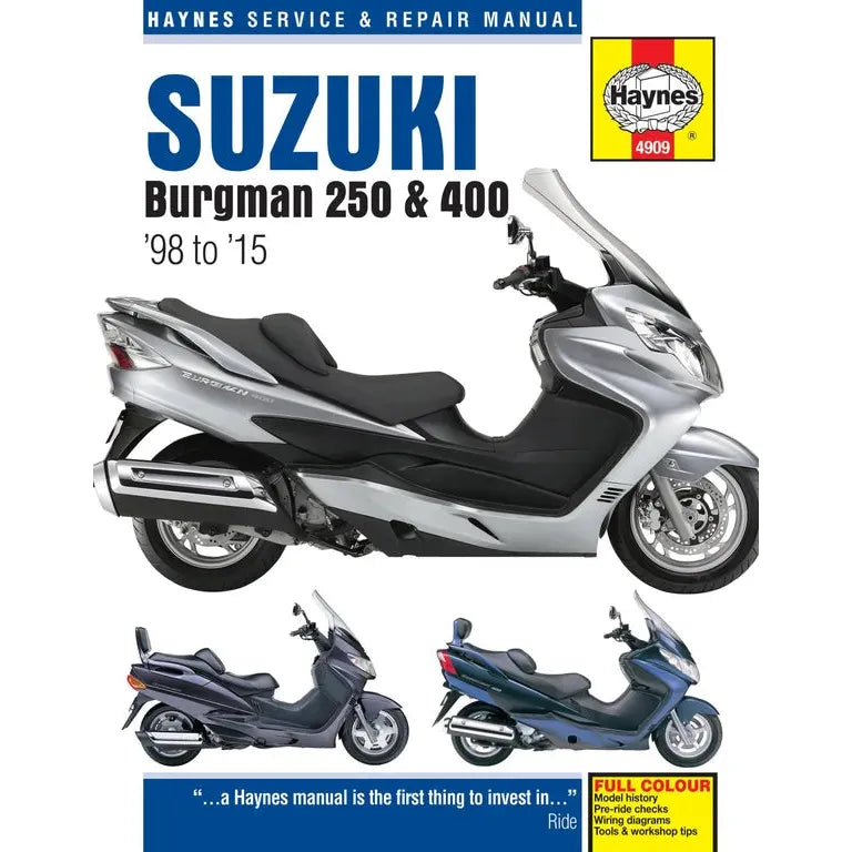 Suzuki Burgman 250 & 400 Manual