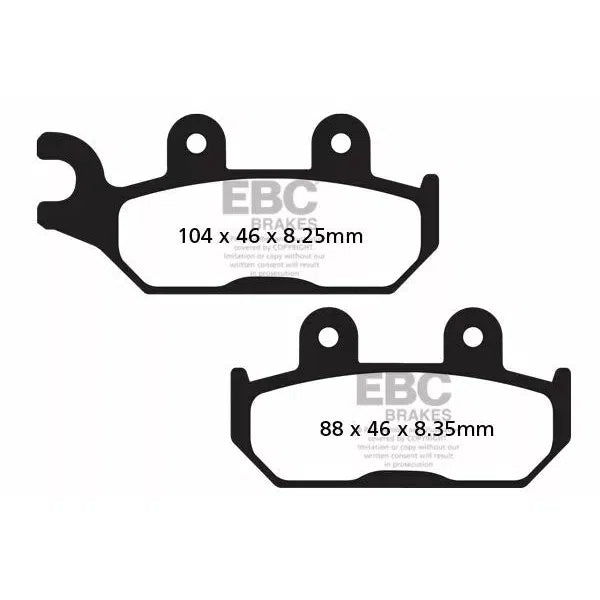 Brake Pad Fa-Tt Series Carbon Offroad FA645TT