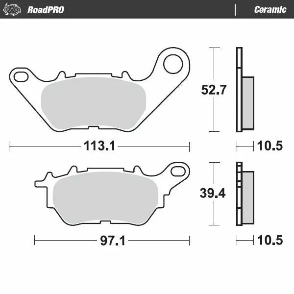 Brake Pad Ceramic 412604