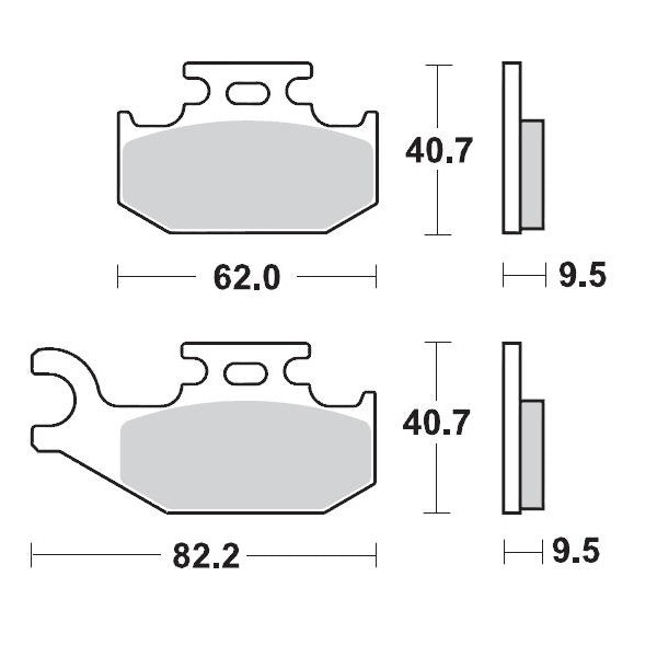 Brake Pad Racing 095011