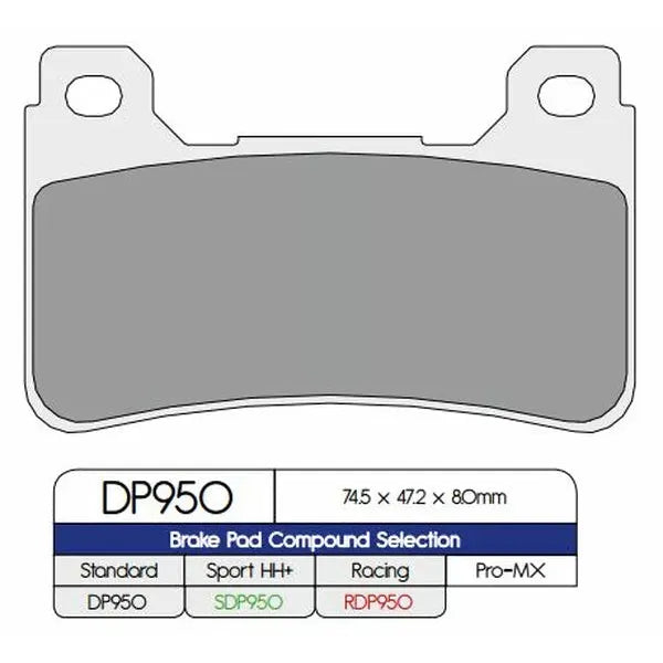 Brake Pad Sinter Dp950