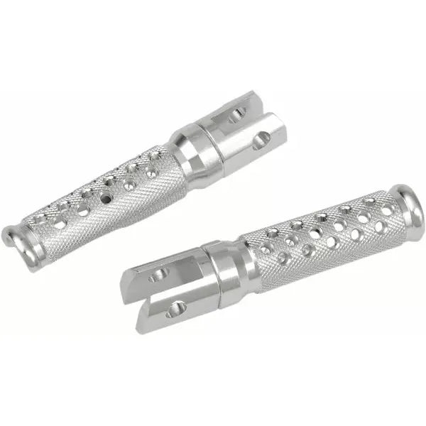 Footpegs Slash-Cut Silver 50-11211A