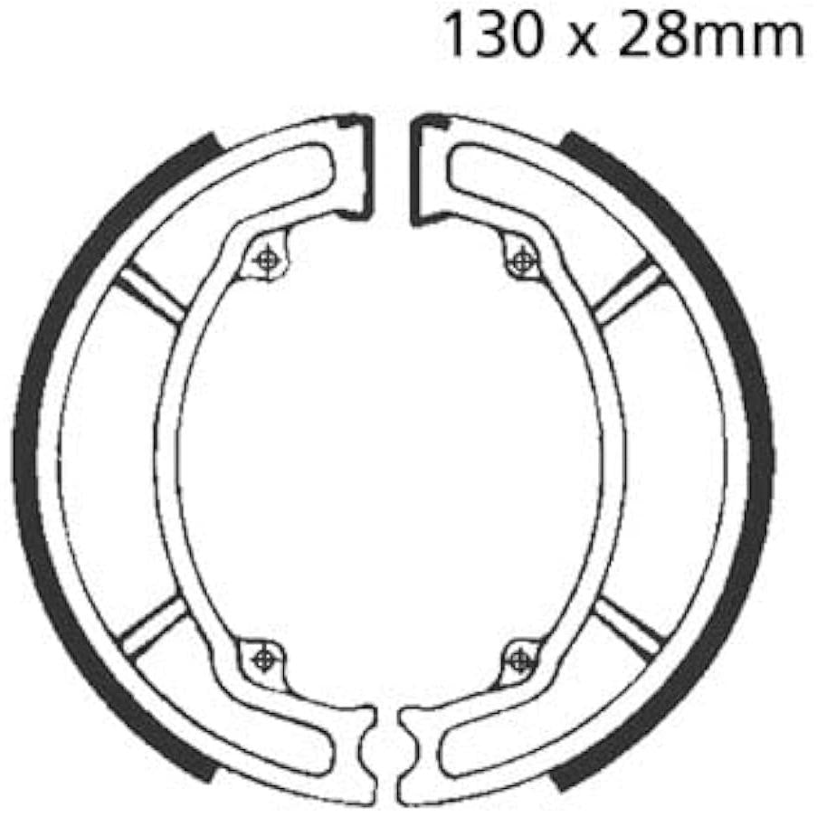 Brake Shoe Plain Series Organic 820