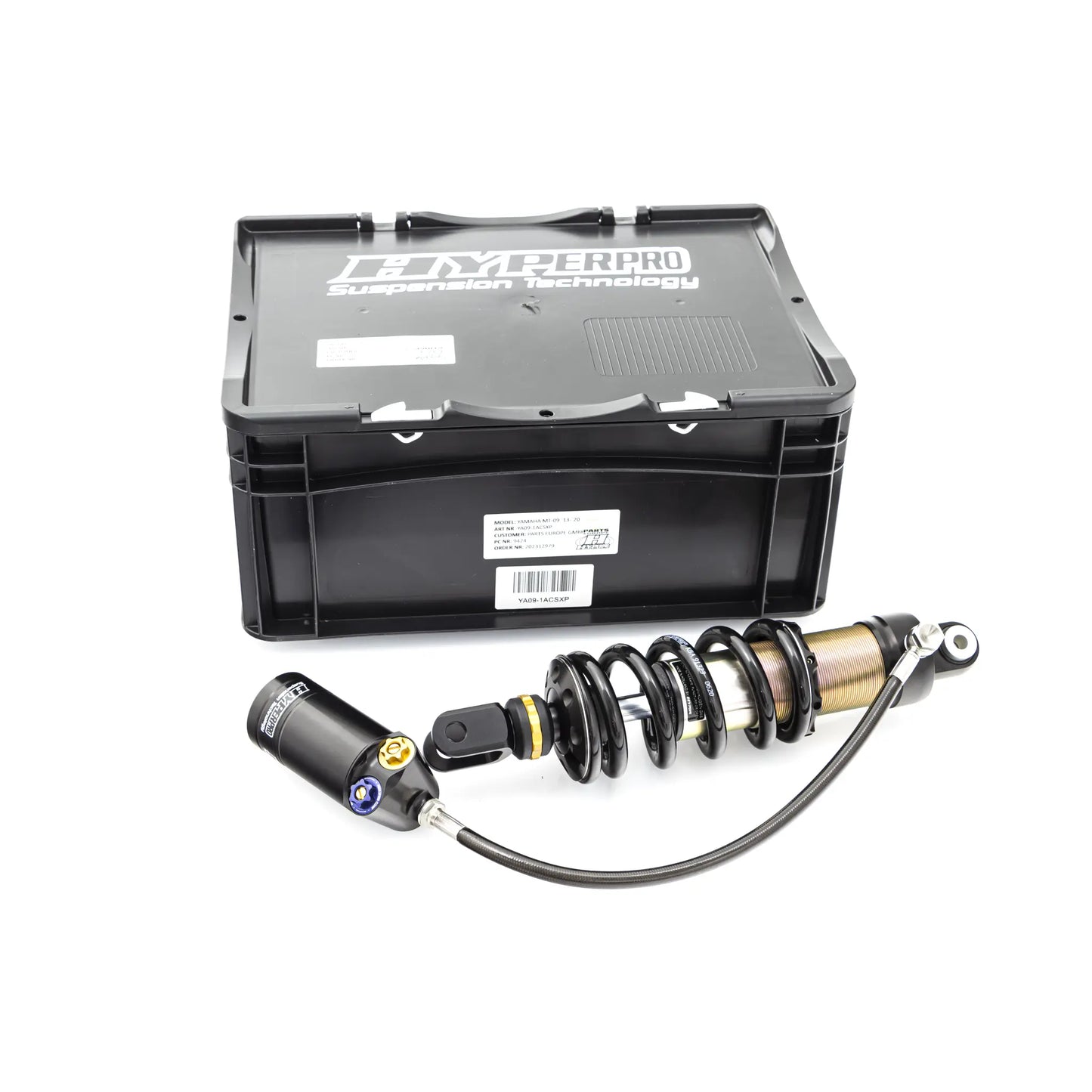 FULLY ADJ. SHOCK RESV. BLK YAMAHA MT-09 13-20
