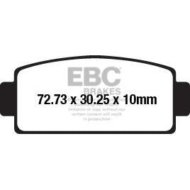 Brake Pad Tt-Series Carbon Offroad FA651TT