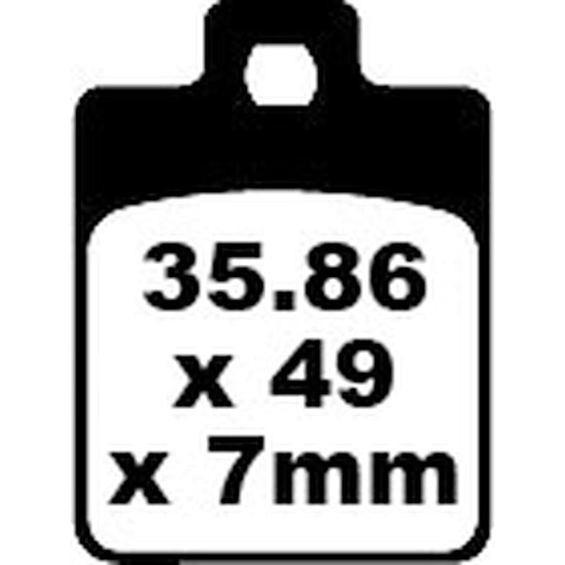 Brake Pad Sfa Series Organic SFA260