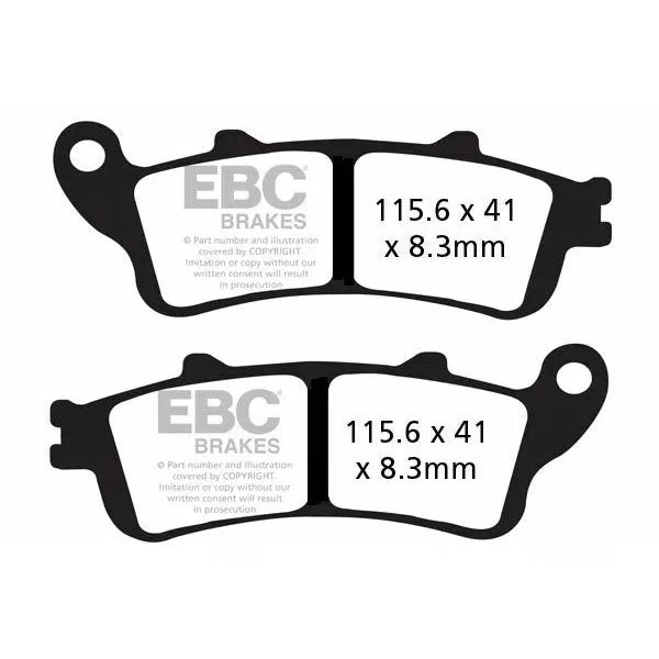 Brake Pad Fa-V Series Sintered Metal/Organic Compound FA261V