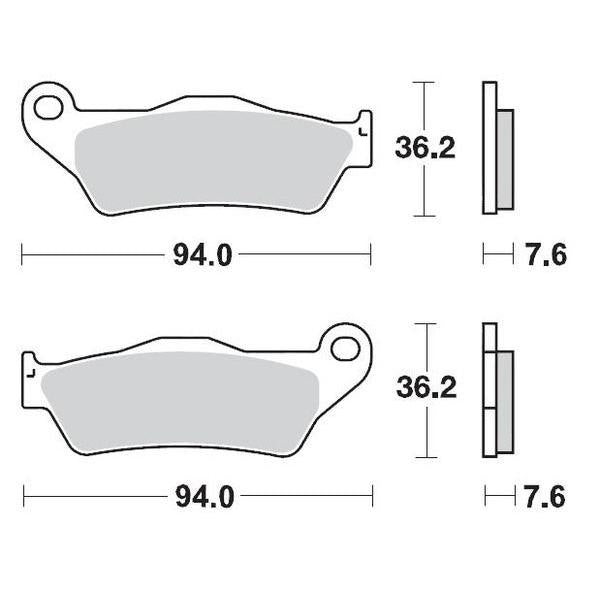 Brake Pad Ceramic 403204