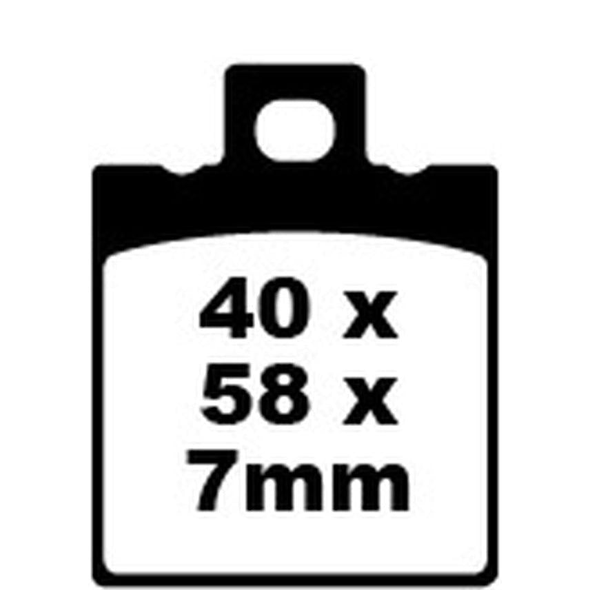 Brake Pad Sfa Series Organic SFA047