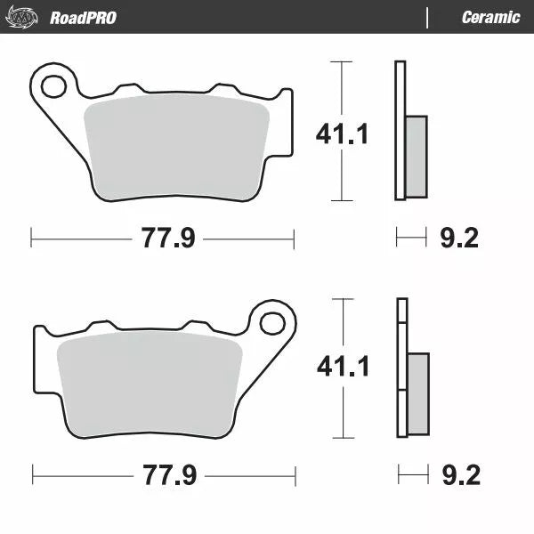 Brake Pad Ceramic 403404