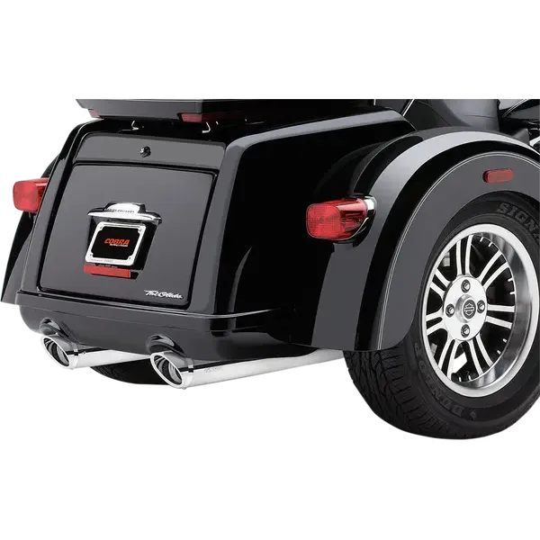 Slip-Ons W/Billet Tips Tri-Glide 09-24