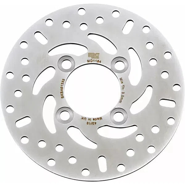 Brake Rotor Replacement Series Solid Round MD1184