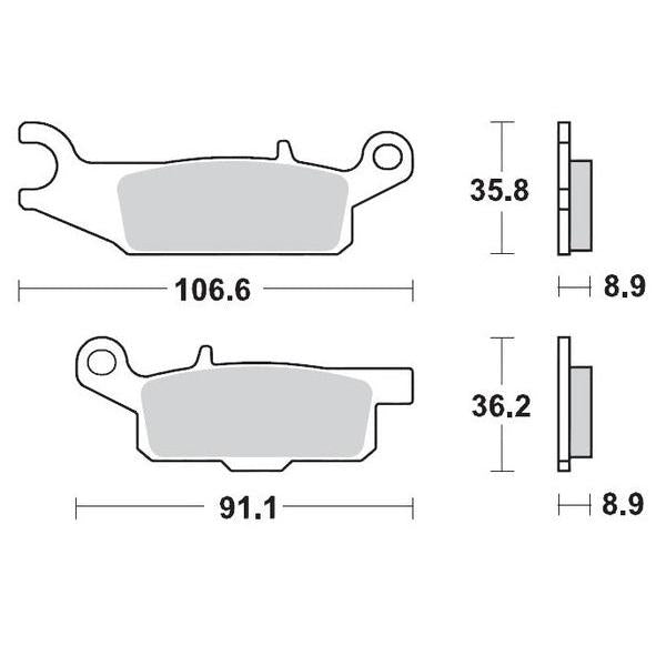 Brake Pad Nitro 096121