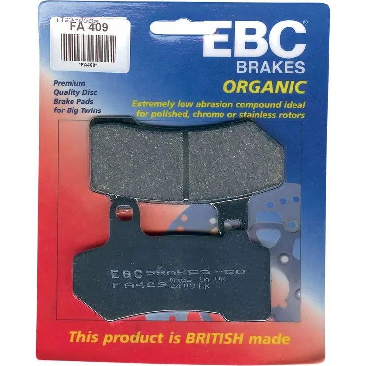 Brake Pad Fa Series Organic FA409