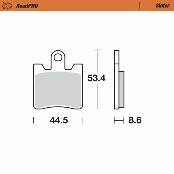 Brake Pad Sinter Front 405301