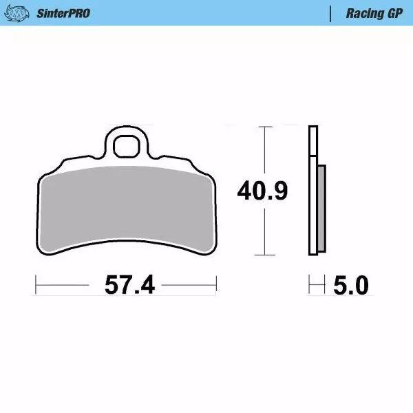 Brake Pad Racing Gp 099712