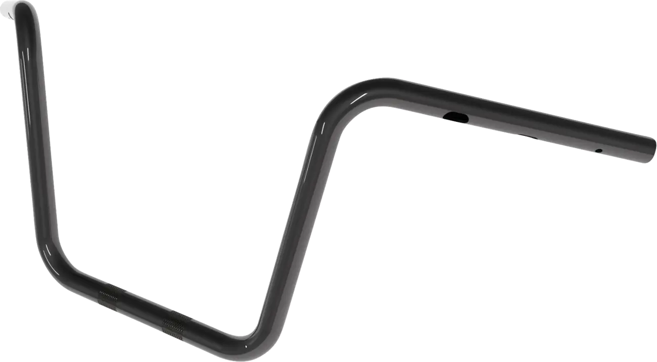 HANDLEBAR APE HANGER 12" BLACK