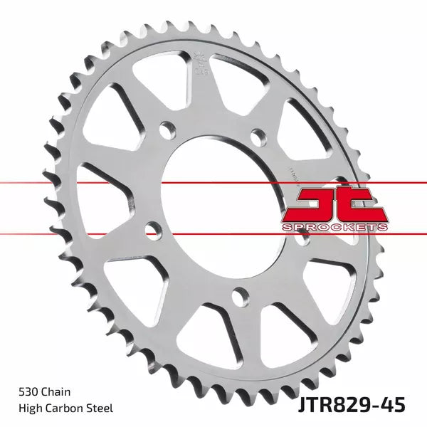 Sprocket Rear 45T 530 Blk Jtr829.45Zbk