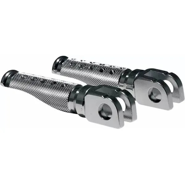 Footpegs Slash-Cut Silver 50-11231A