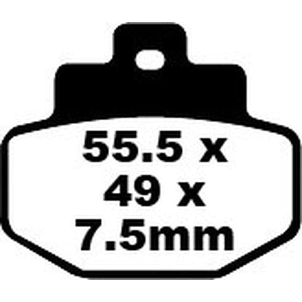 Brake Pad Sfa-Hh Series Sintered Metal SFA319HH