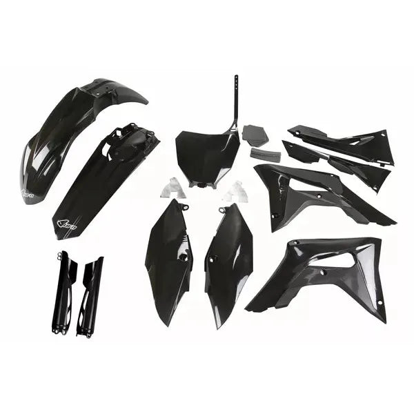 Body Kit Full Crf250 18-21/450 17-20 W/Airbox Blk Hokit123F@001