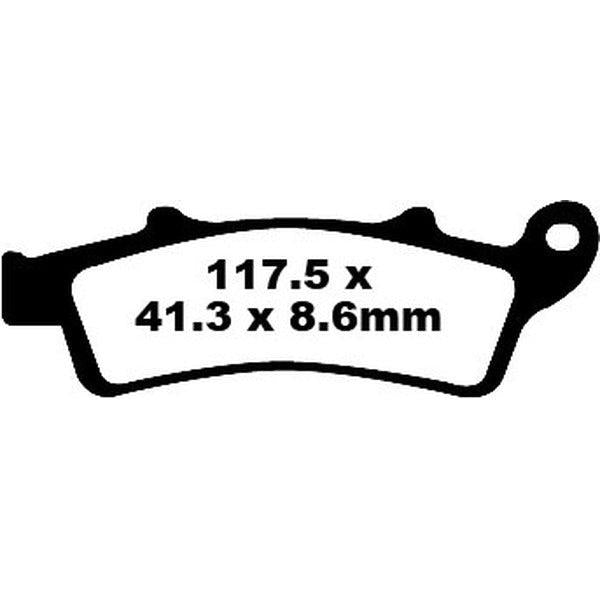 Brake Pad Sfa-Hh Series Sintered Scooter SFA323HH