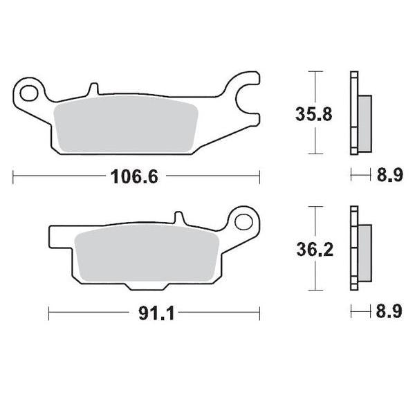 Brake Pad Racing 096211