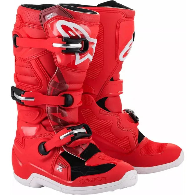 Youth Tech 7S Boots Red