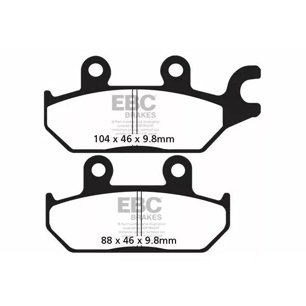 Brake Pad Fa-Tt Series Carbon Offroad FA642TT