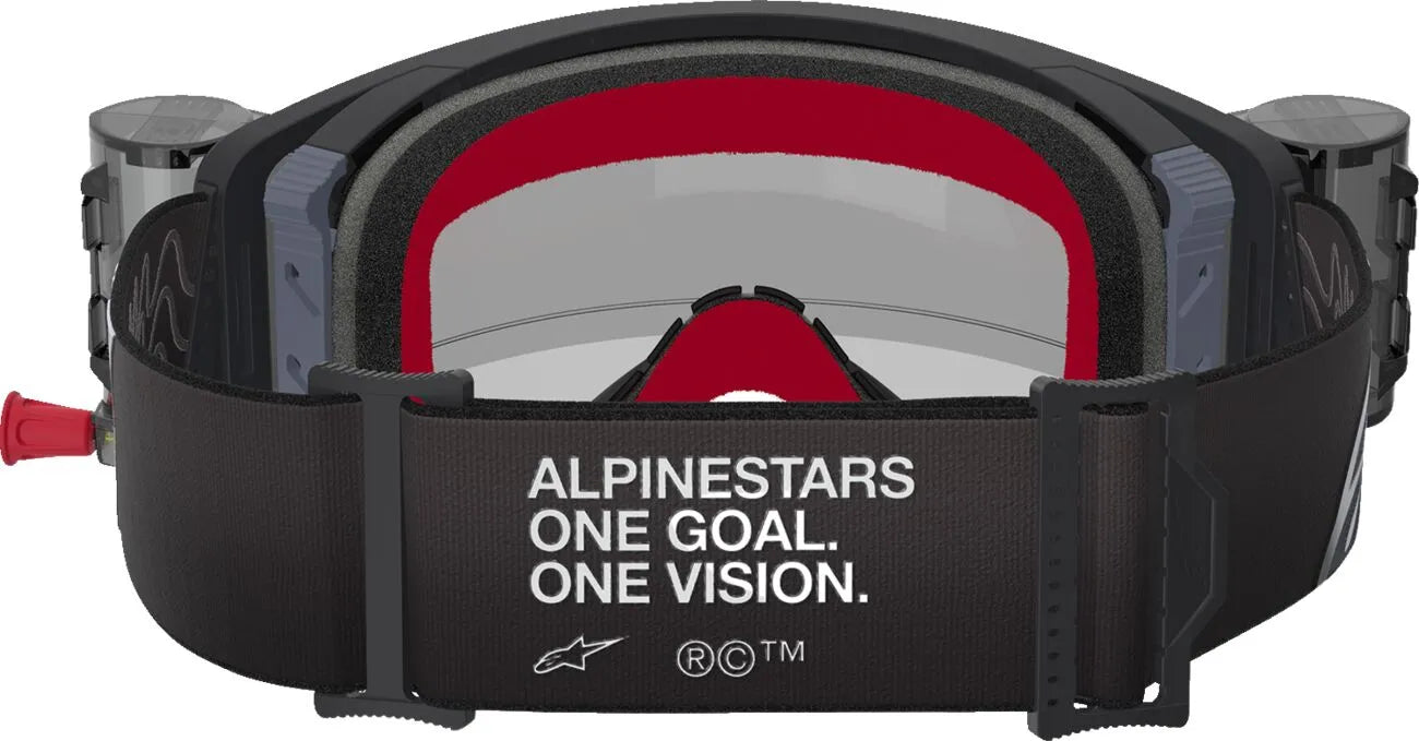 GOGGLE SUPERTECH CORP BLK/GRY CLEAR ROLL-OFF