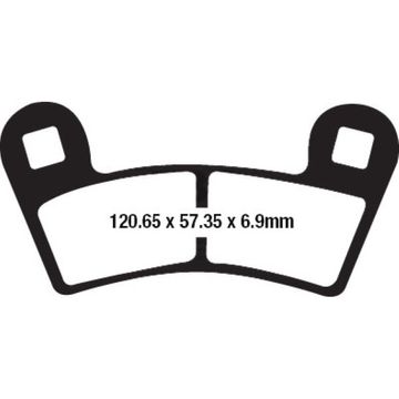 Brake Pad Fa-Tt Series Carbon Fiber FA657TT