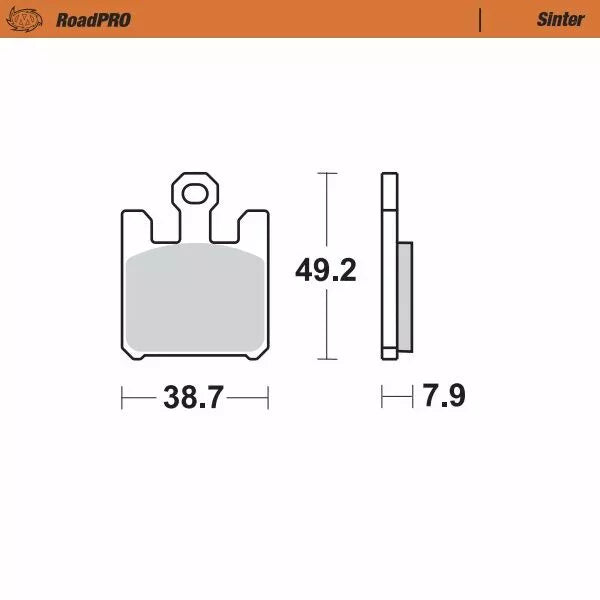 Brake Pad Sinter Front 406101