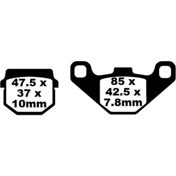 Brake Pad Fa-Hh Series Sintered FA083HH