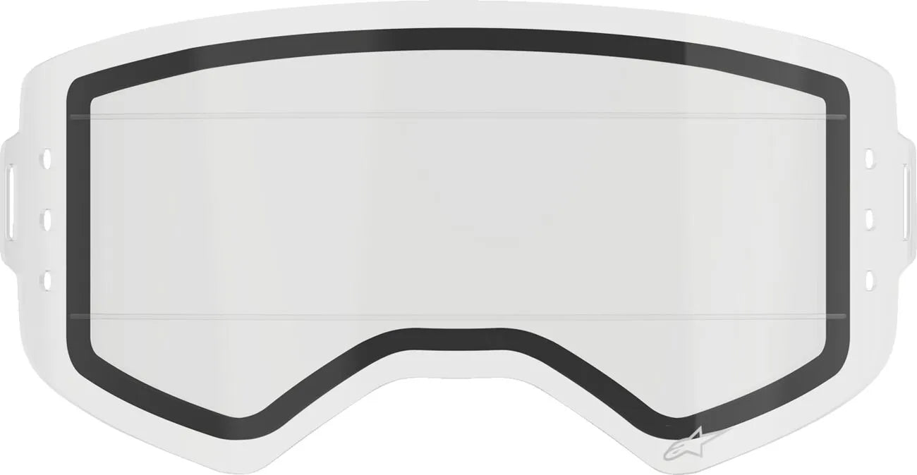 LENS GOGGLE DOUBLE PANE ROLL-OFF STECH CLR