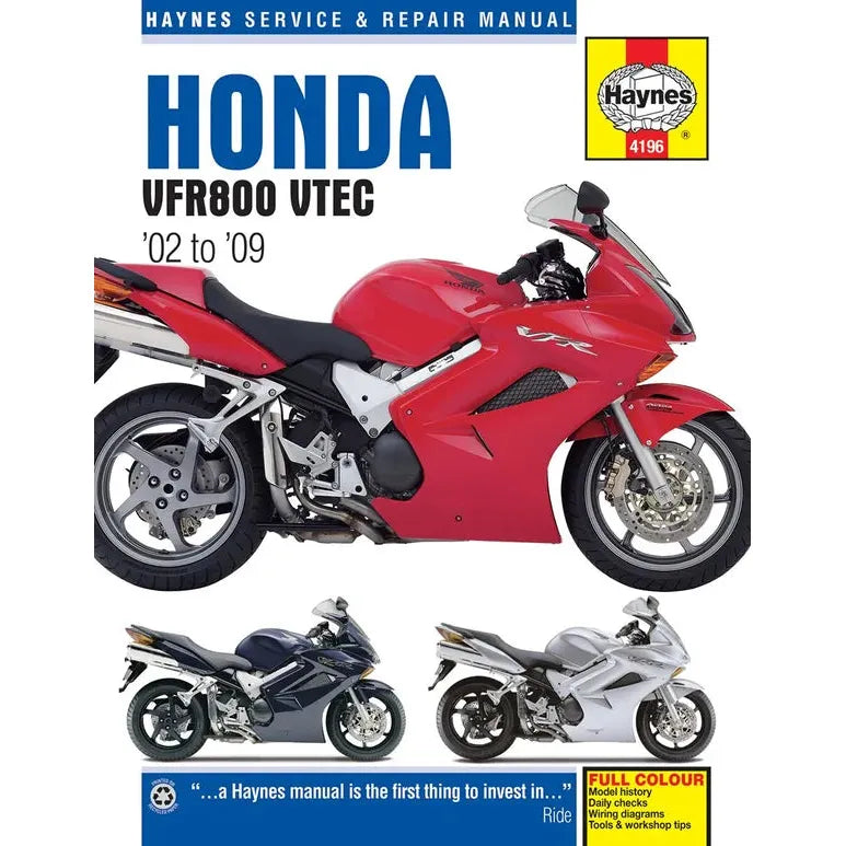 Hon Vfr800 Manual