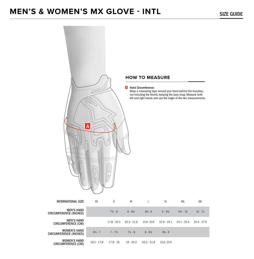 GLOVE RADAR GY/BK XL