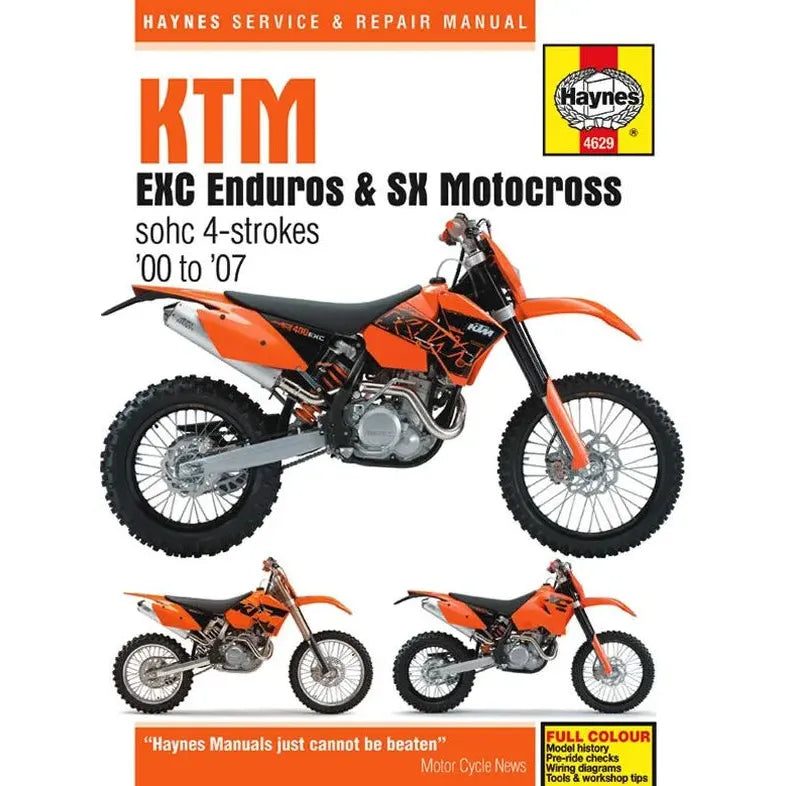 Ktm Exc Enduro & Sx Motoc Manual