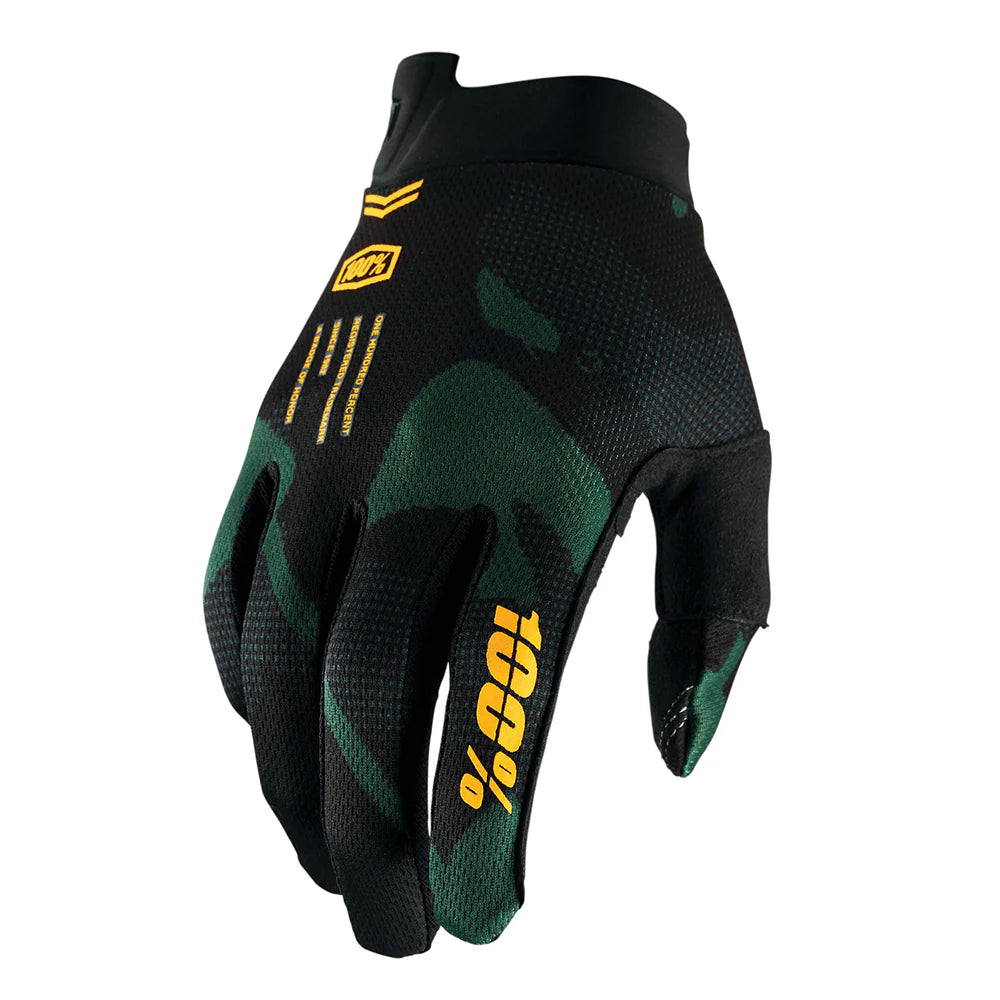iTrack Youth Gloves Black/Camo