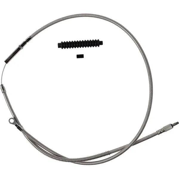 Clutch Cable Stnls Braid Std