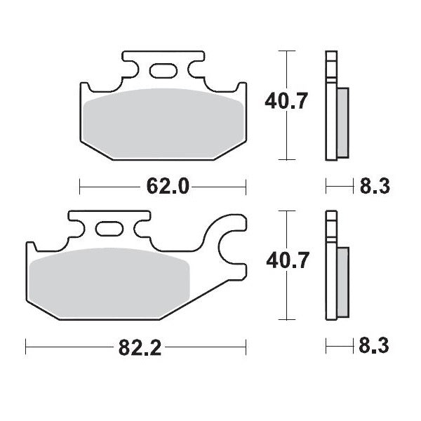 Brake Pad Racing 095711