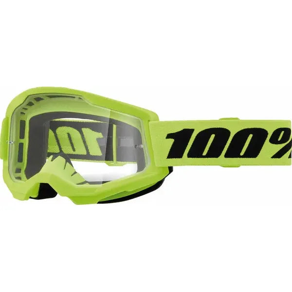 Goggle Strata 2 Jr Neon Yl Clear