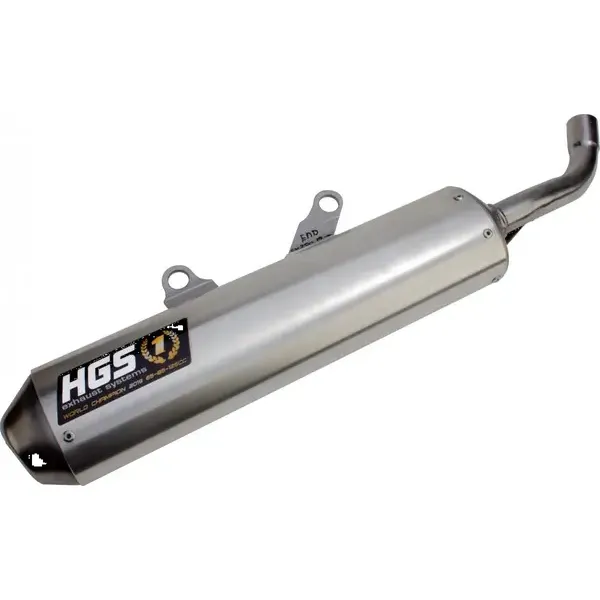 Silencer Hgs Enduro Yz250 02- Oval Grey/Steel